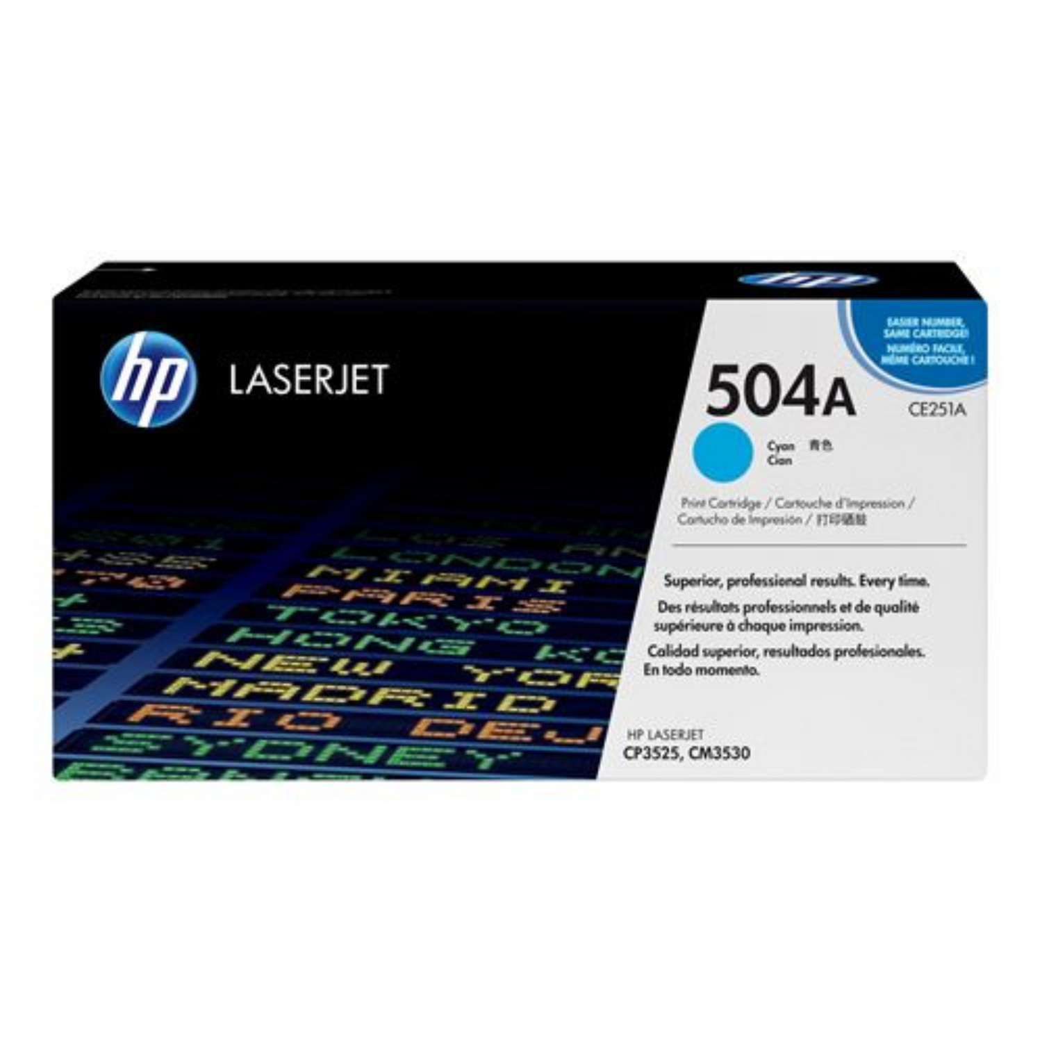 HP 504A Cyan (CE251A) - Toner d'encre original
