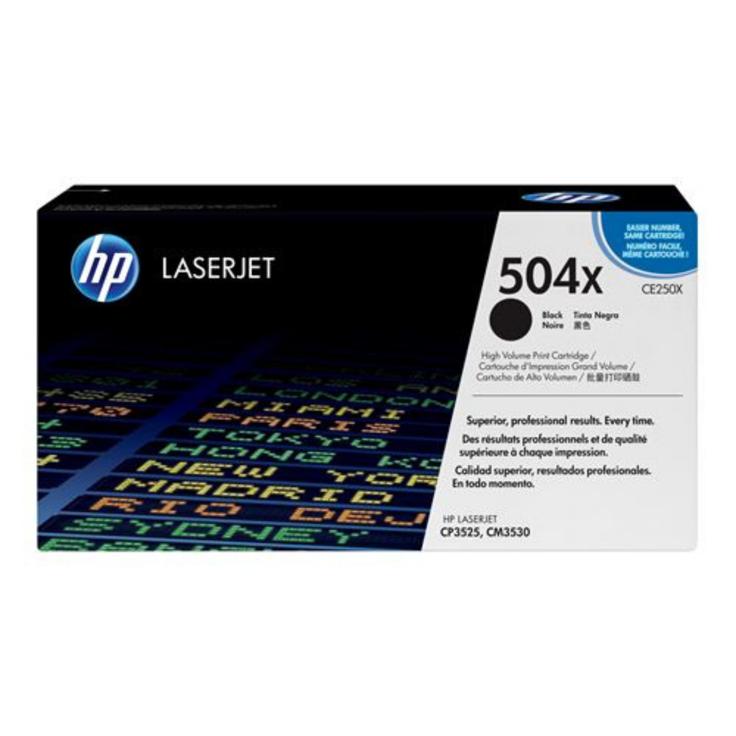 HP 504X Noir (CE250X) - Toner d'encre original