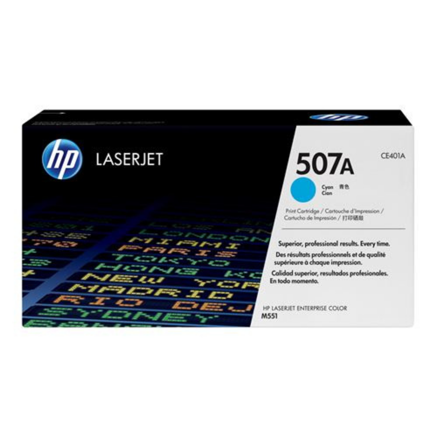 HP 507A Cyan (CE401A) - Toner d'encre original