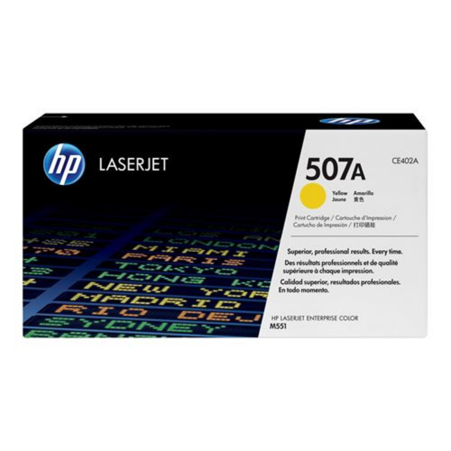 HP 507A Jaune (CE402A) - Toner d'encre original