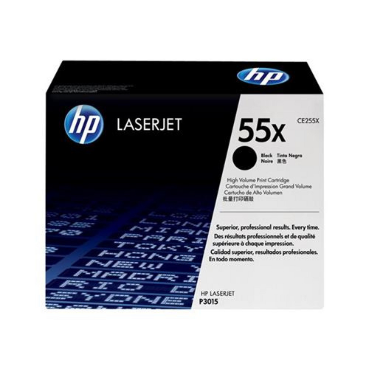 HP 55X Noir (CE255X) - Toner d'encre original