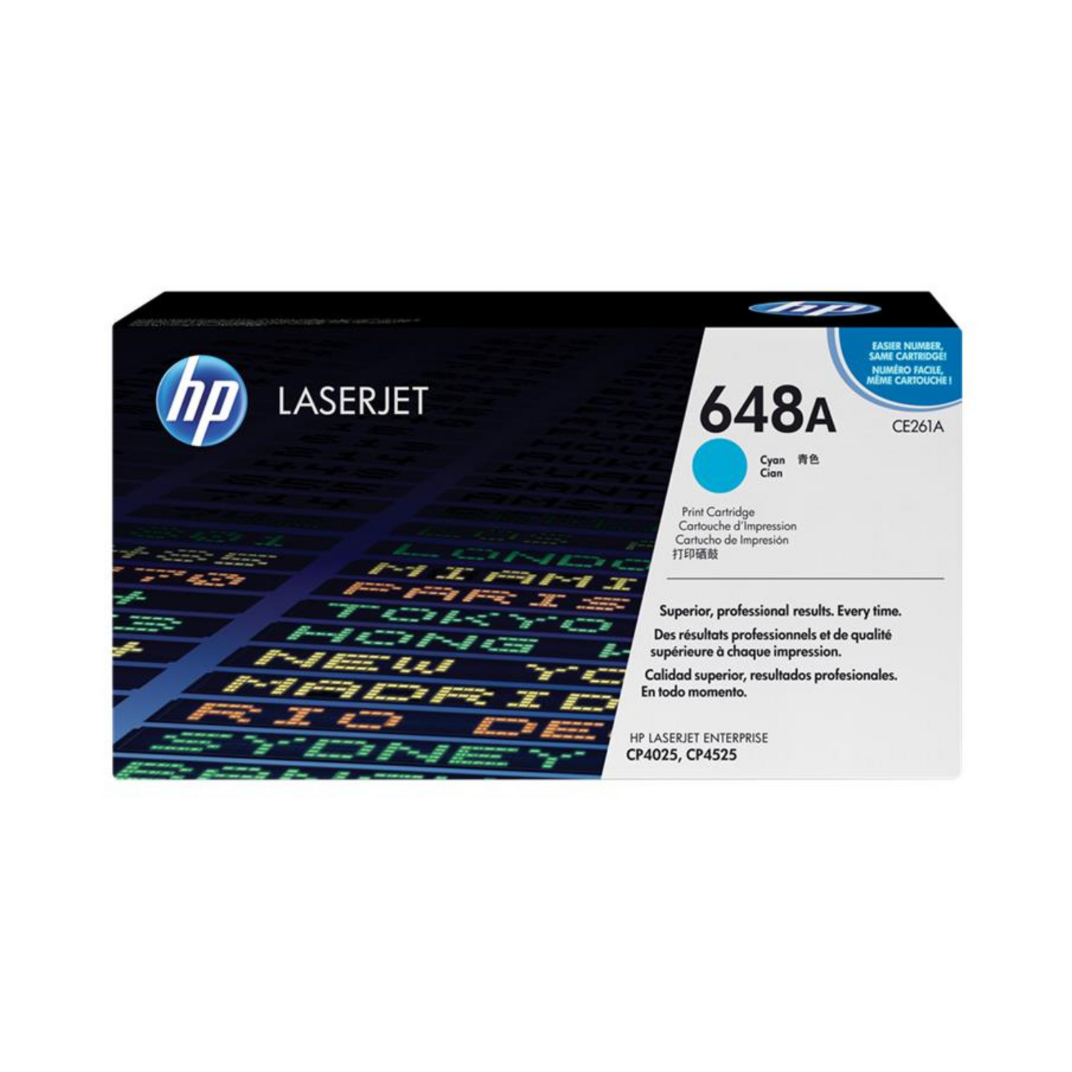 HP 648A Cyan (CE261A) - Toner d'encre original