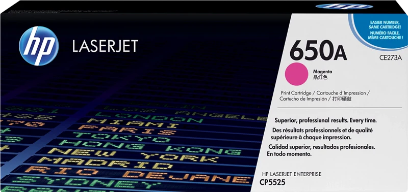 HP 650A Magenta (CE273A) - Toner d'encre original