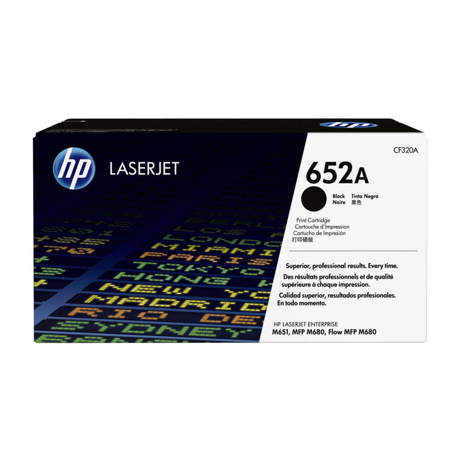 HP 652A Noir (CF320A) - Toner d'encre original