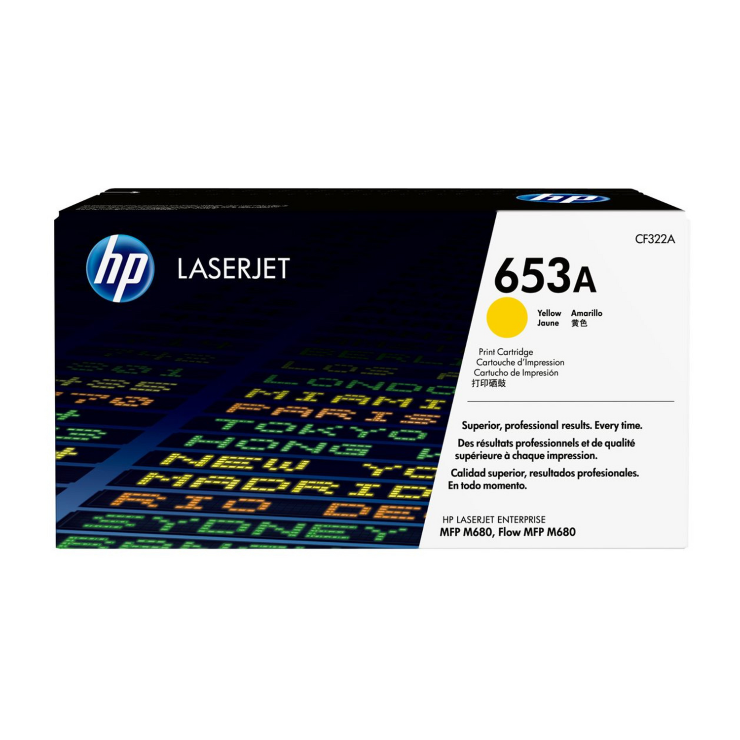 HP 653A Jaune (CF322A) - Toner d'encre original