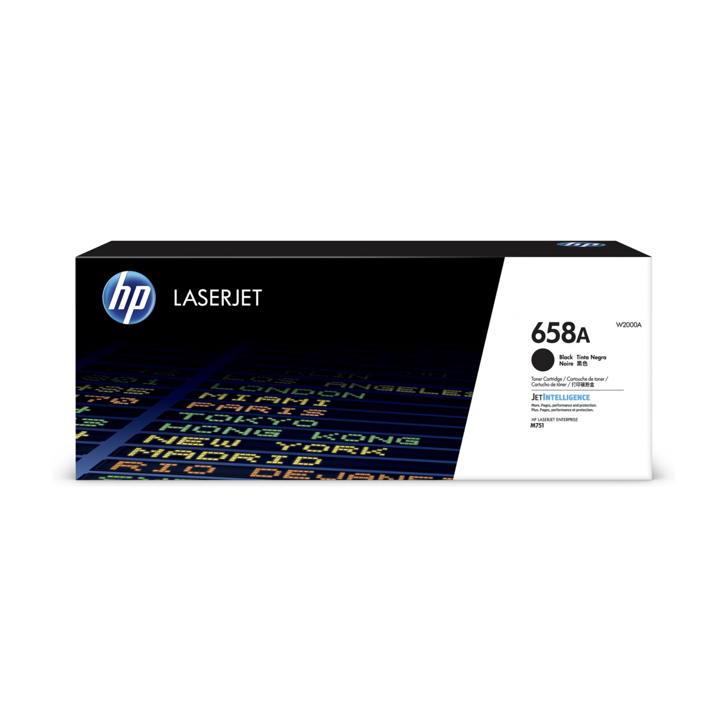 HP 658A Noir (W2000A) - Toner d'encre original