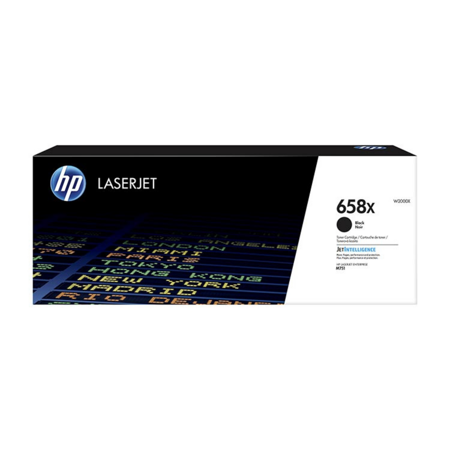 HP 658X Noir (W2000X) - Toner d'encre original