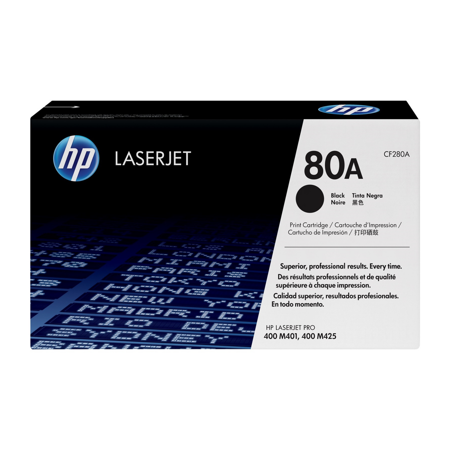 HP 80A Noir (CF280A) - Toner d'encre original