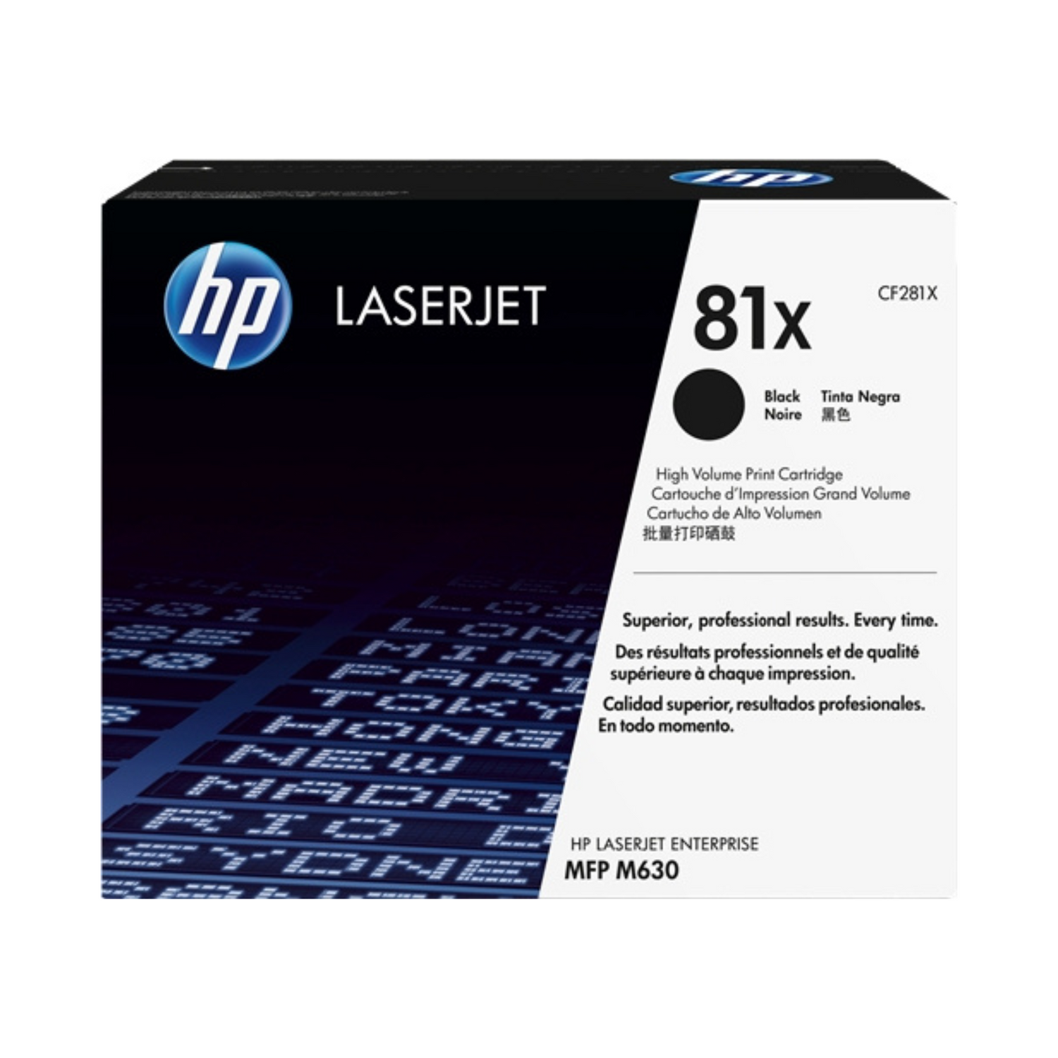 HP 81X Noir (CF281X) - Toner d'encre original