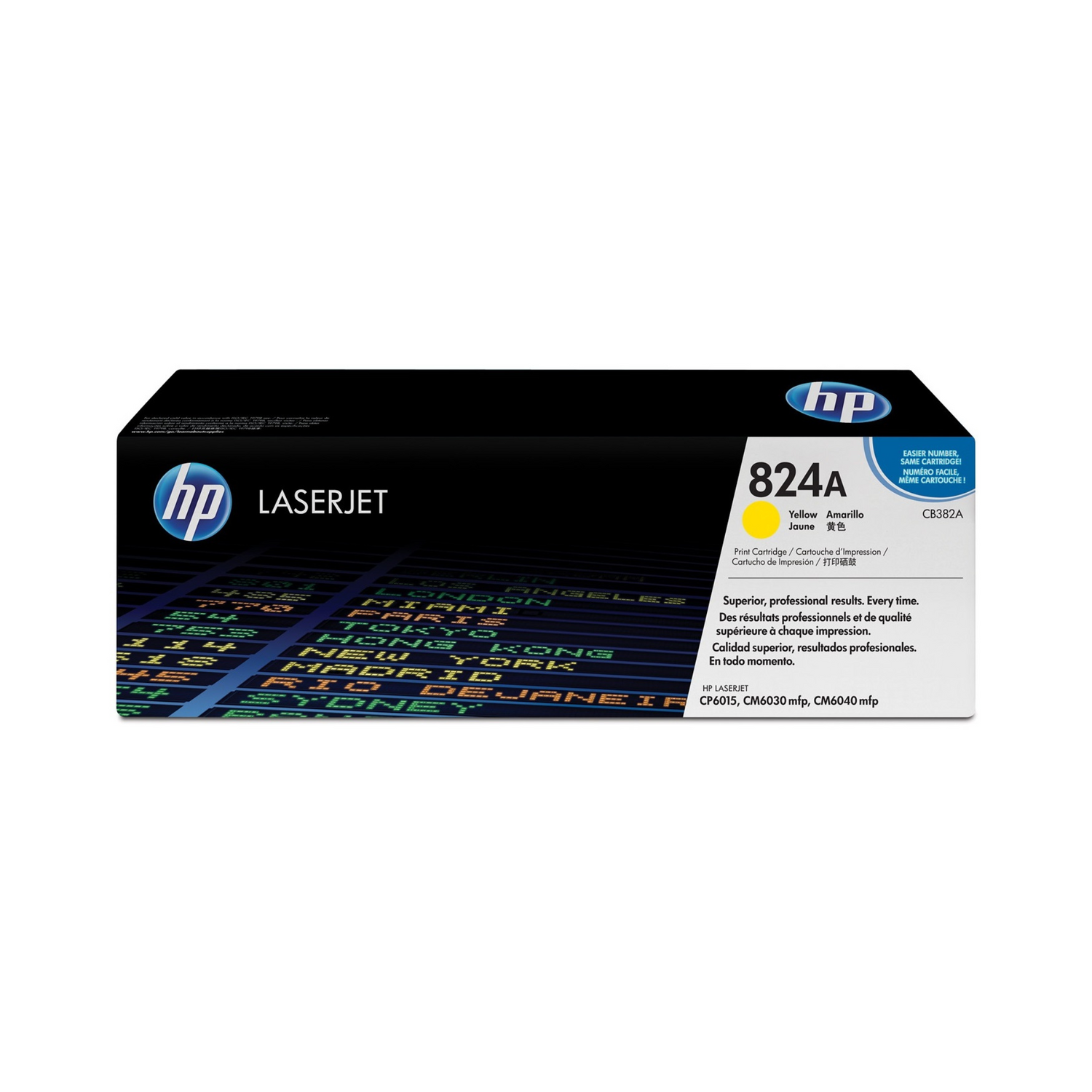 HP 824A Jaune (CB382A) - Toner d'encre original
