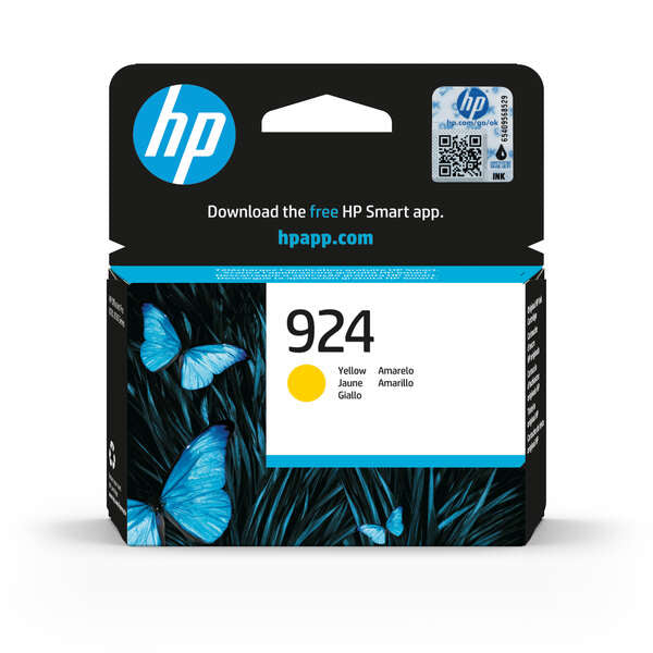 HP 924 Jaune (4K0U5NE) - Cartouche d'encre originale