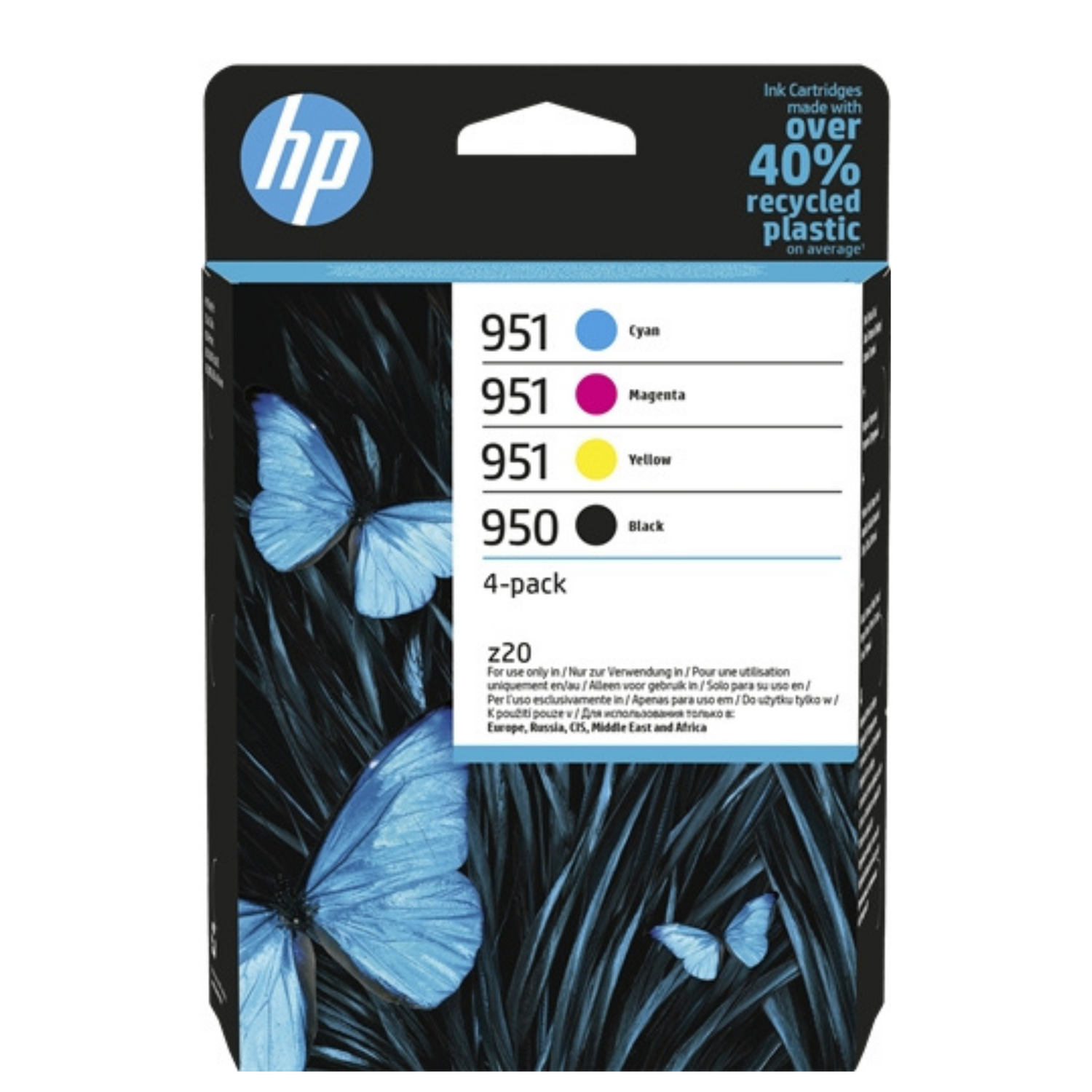 HP 950 + 951 Pack Noir + Couleur (6ZC65AE) - Cartouche d'encre originale