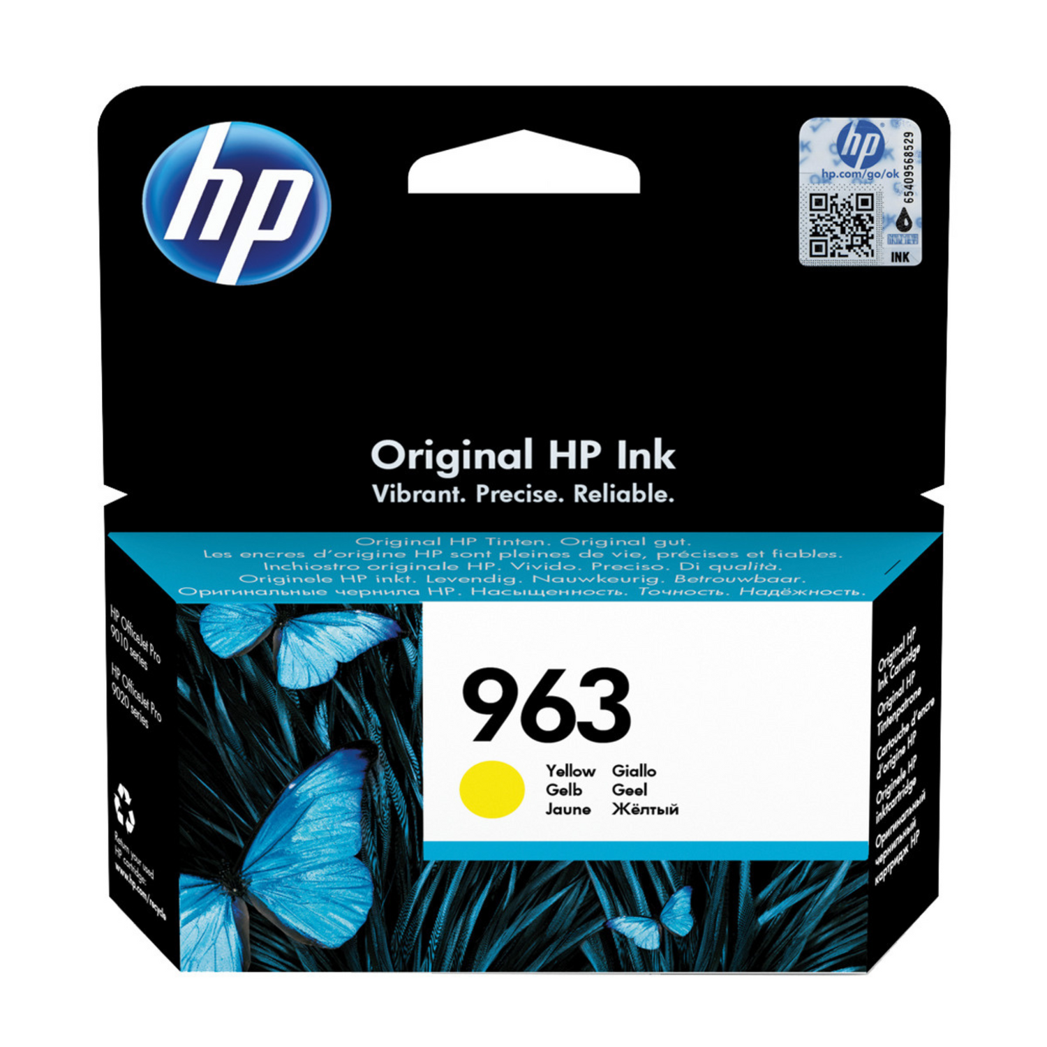 HP 963 Jaune (3JA25AE) - Cartouche d'encre originale