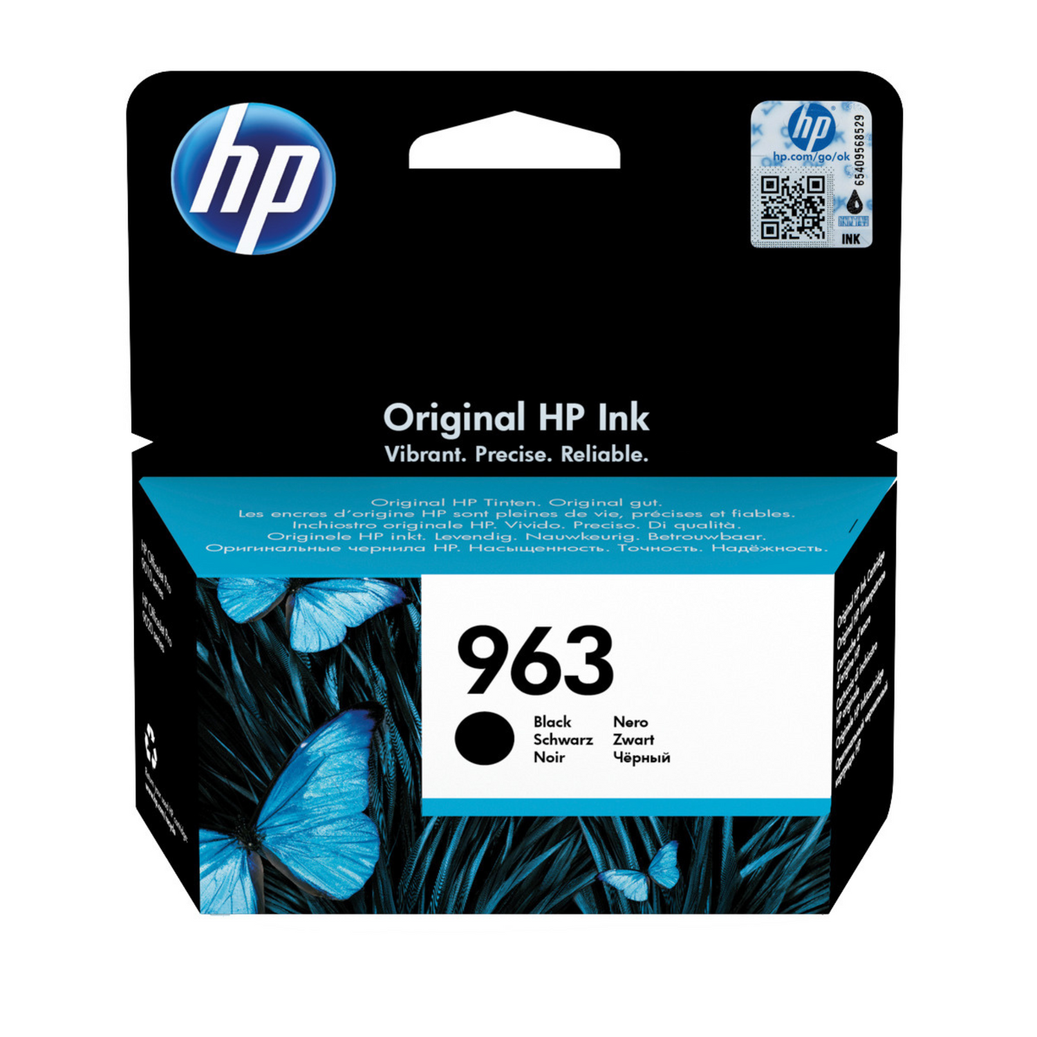 HP 963 Noir (3JA26AE) - Cartouche d'encre originale