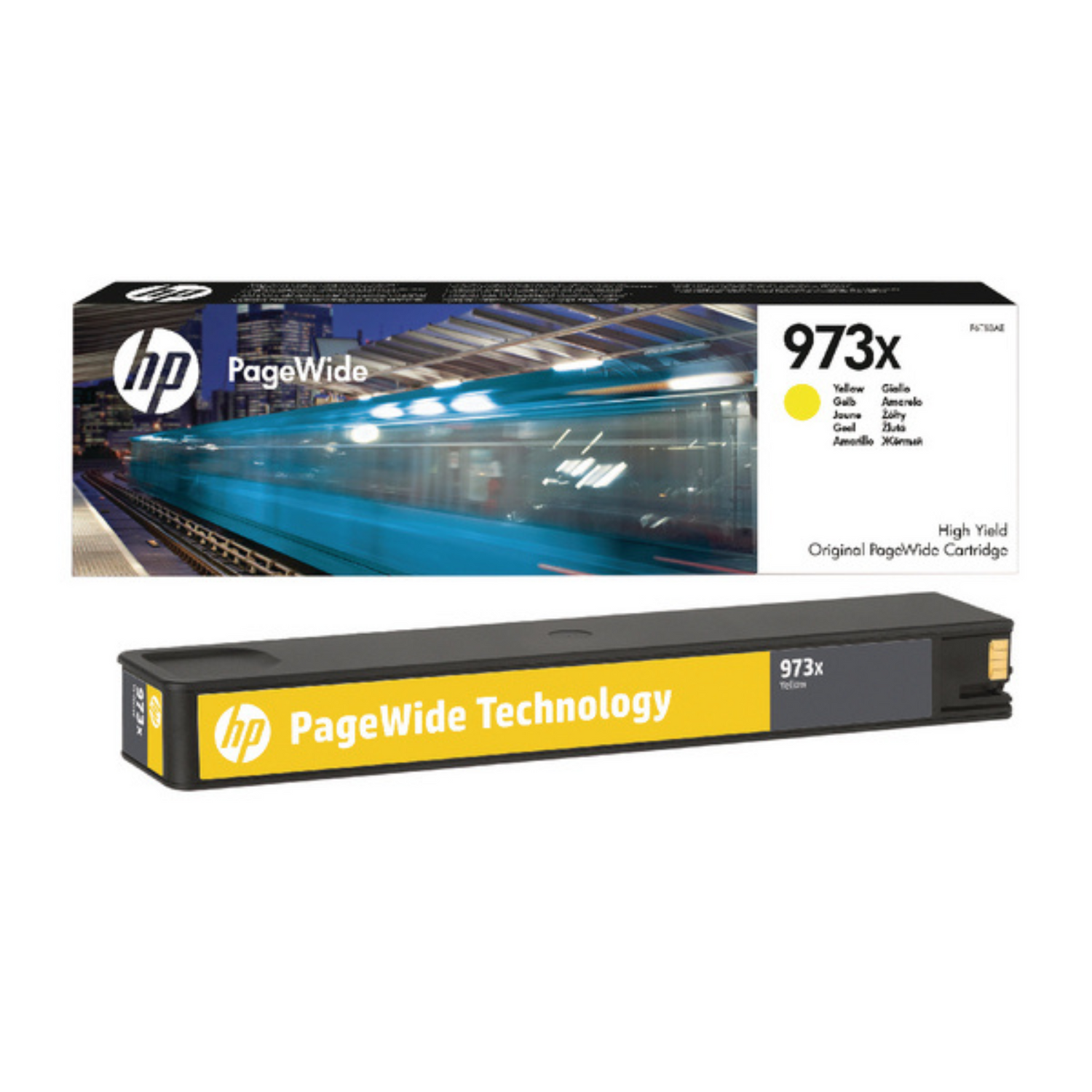 HP 973 X Jaune (F6T83AE) - Cartouche d'encre originale