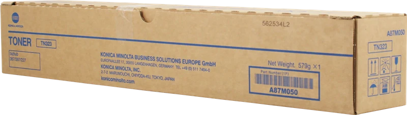 Konica Minolta TN 323 Noir - Toner d'encre d'origine