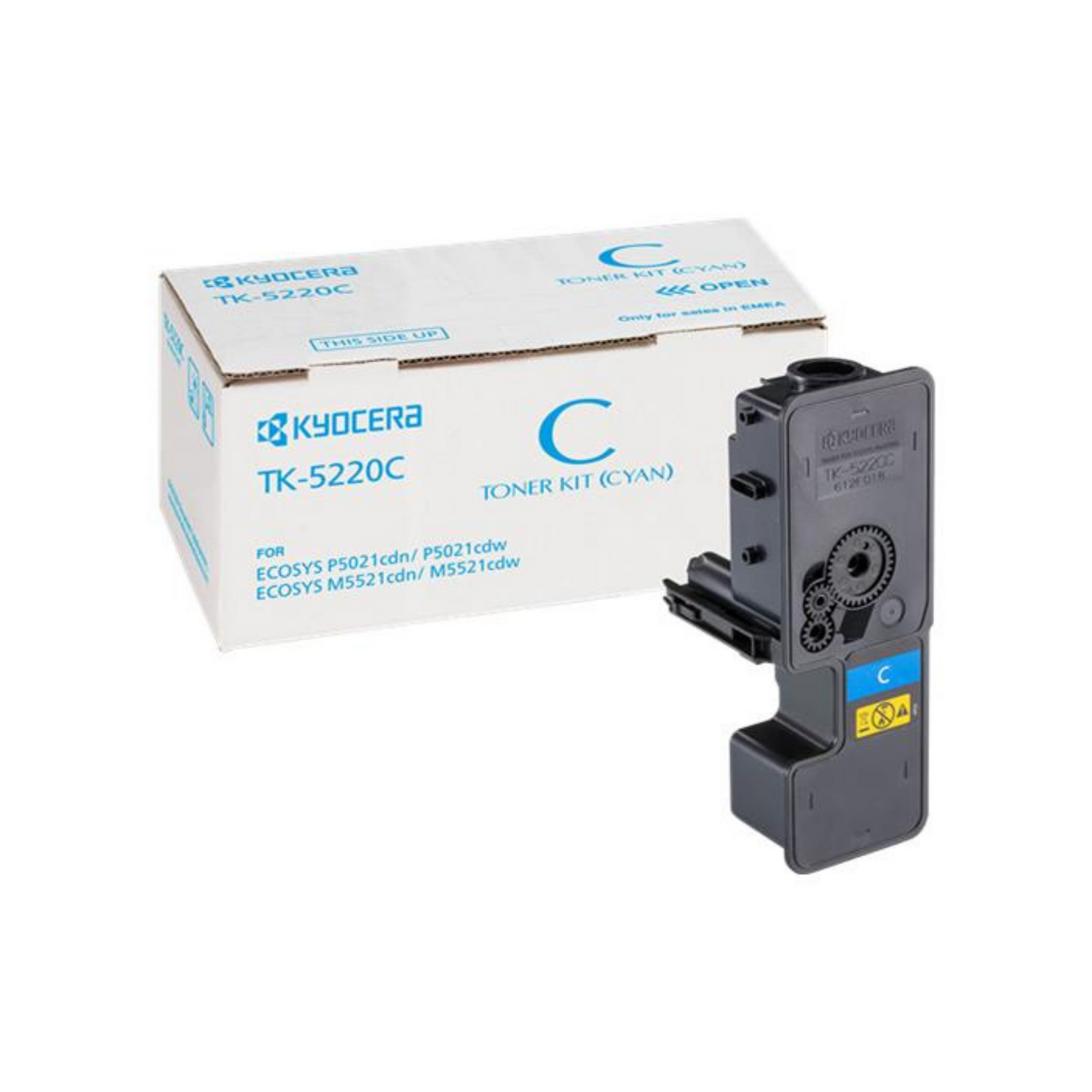 Kyocera TK5220 Cyan - Toner d'encre d'origine