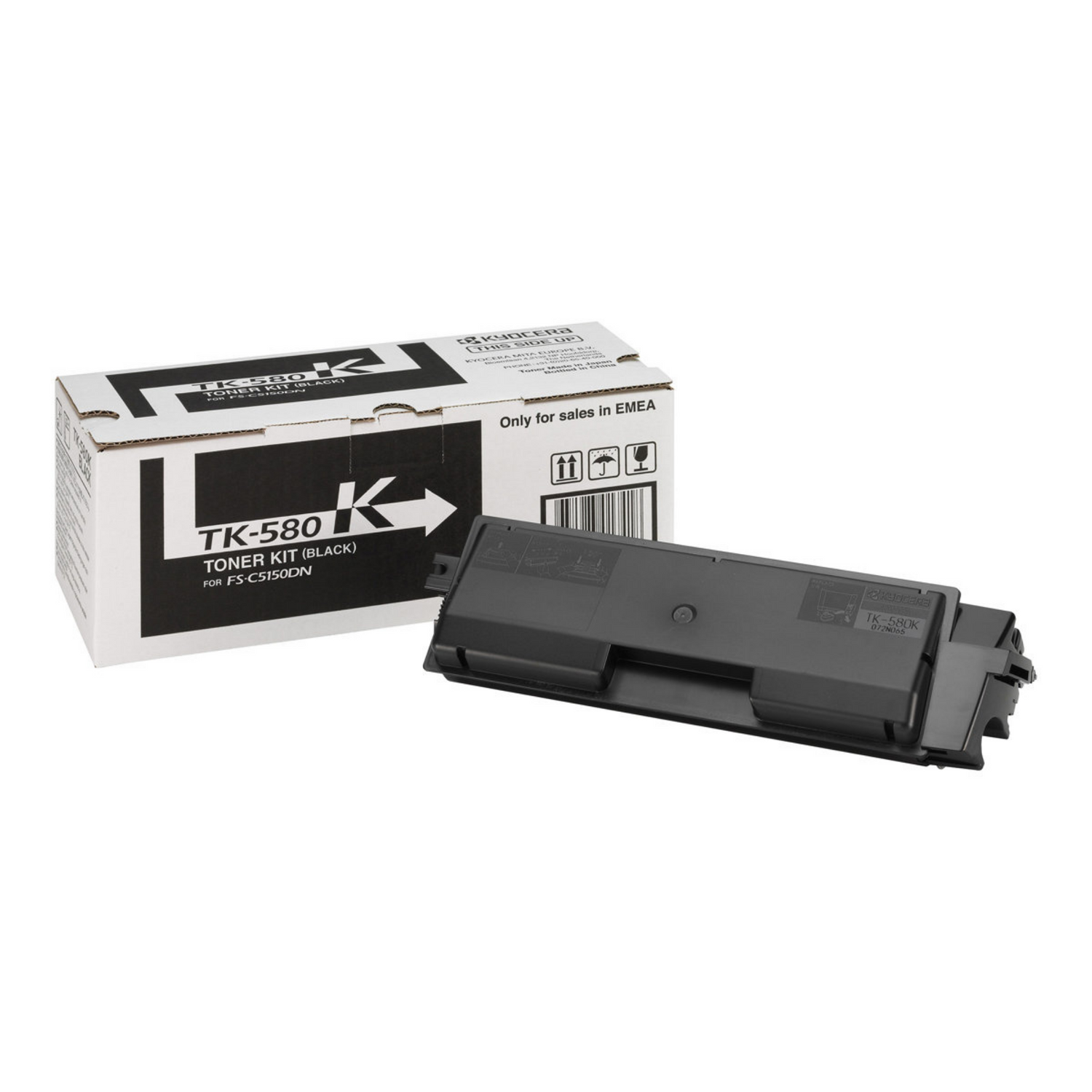 Kyocera TK580 Noir - Toner d'encre d'origine