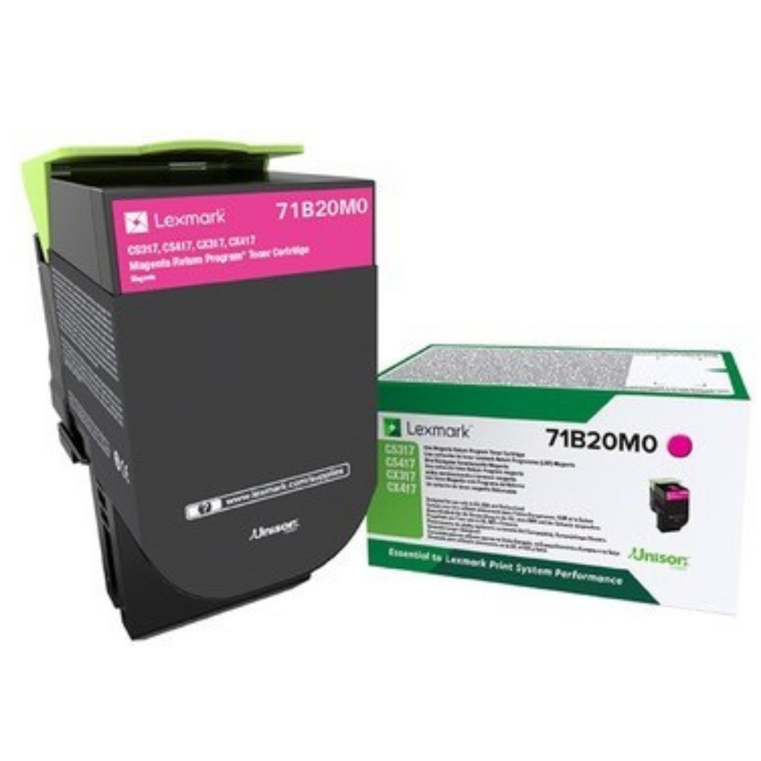 Lexmark CS317/CS417/CS517/CX317/CX417/CX517 Magenta - Toner d'encre d'origine