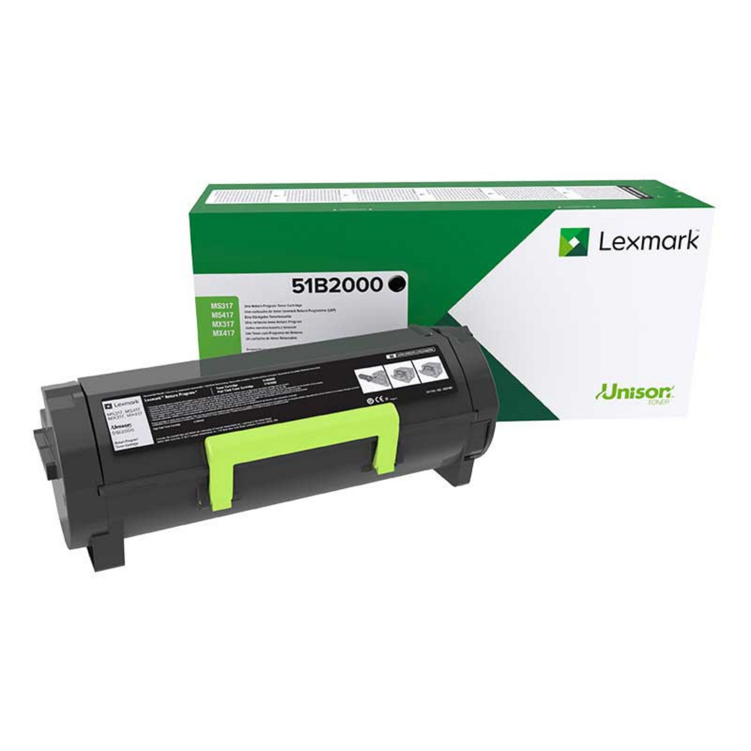 Lexmark MS317/MS417/MS517/MS617/MX317/MX417/MX517/MX617 - Toner d'encre d'origine
