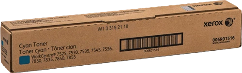 Xerox WorkCentre 7525/7535/7545/7830 Cyan - Toner d'encre d'origine (006R01516)