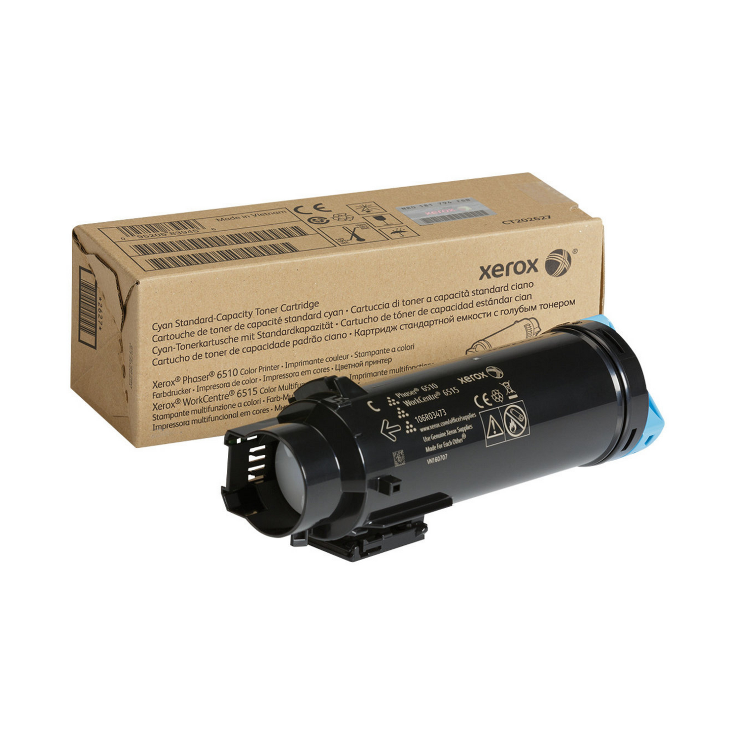 Xerox 106R03473 – Toner cyan laser d’origine